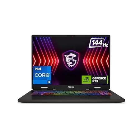 MSI Sword 16 HX, Intel 14th Gen. i7-14700HX, 41CM 16:10 FHD+ 144Hz Gaming Laptop(16GB/1TB NVMe SSD/Windows 11 Home/NVIDIA GeForce RTX 4060, GDDR6 8GB /Cosmos Gray/2.3Kg), B14VFKG-208IN